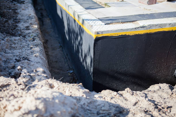 Professional Exterior Waterproofing technician working in White Plains, NC